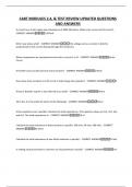 CABT MODULES 2&comma;4&comma; & TEST REVIEW UPDATED QUESTIONS AND ANSWERS