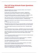 Part 107 King Schools Exam Questions and Answers