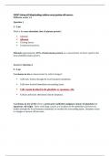 NR507 Advanced Pathophysiology midterm exam question with answers&period;