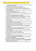 NR 507 Edapt final &lpar;Latest 2025&sol;2026 Update&rpar; Questions and answers with Rationales 100&percnt; Correct&period;