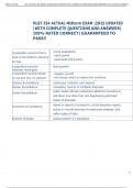   HLST 354 ACTUAL Midterm EXAM &vert;2025 UPDATED  &vert;WITH COMPLETE QUESTIONS AND ANSWERS&vert;  100&percnt; RATED CORRECT&vert; GUARANTEED TO  PASS&excl;&excl; 