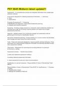 PSY 6645 Midterm latest update&excl;&excl;&excl;