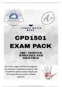 CPD1501 EXAM PACK&sol; NOTES 2025 &lbrace;QUESTIONS AND ANSWERS &rcub;