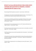 NR 601 Final Exam&sol;NR 601&sol;NR 601 FINAL EXAM LATEST CONTAINS 400 QUESTIONS & ANSWERS&vert; 4 NEWEST VERSIONS&sol;NR 601 Midterm New