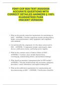 FDNY COF B28 TEST 2025&sol;2026  ACCURATE QUESTIONS WITH  CORRECT DETAILED ANSWERS &vert;&vert; 100&percnt;  GUARANTEED PASS  <RECENT VERSION> 