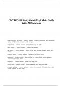 Ch 7 BIO111 Study Guide Ecpi Main Guide With All Solutions