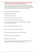 NGN NCLEX PN RESPIRATORY ACTUAL EXAM NEWEST 2025 WITH NGN COMPLETE QUESTIONS AND CORRECT VERIFIED ANSWERS WITH RATIONALE