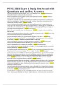 PSYC 2583 Exam 1 Study Set Actual with Questions and verified Answers