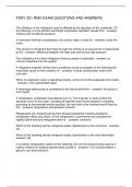 FDNY Z51 RMO EXAM QUESTIONS AND ANSWERS