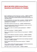 IBUS 380 WSU &lpar;2025&rpar; Actual Exam Questions and Answers A&plus; Graded&period;