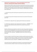 NGN NCLEX PN -PHARMACOLOGY ACTUAL EXAM NEWEST 2025 WITH NGN COMPLETE QUESTIONS AND CORRECT VERIFIED ANSWERS