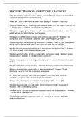 RMO WRITTEN EXAM QUESTIONS & ANSWERS