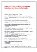 Chem 133  TESTS COMPILATIONS BUNDLE