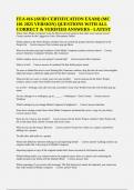 FEA 416 &lpar;AVID CERTIFICATION EXAM&rpar; &lpar;MC 101 2025 VERSION&rpar; QUESTIONS WITH ALL CORRECT & VERIFIED ANSWERS - LATEST