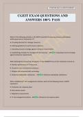 CGEIT EXAM QUESTIONS AND ANSWERS 100&percnt; PASS