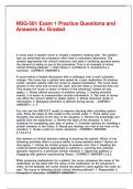 NSG-501 Exam 1 Practice Questions and Answers A&plus; Graded&period;