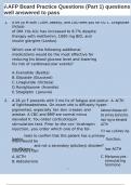 AAFP Board Practice Questions &lpar;Part 1&rpar; questions well answered to pass