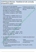 AAFP Board Review - Pain&sol;End of Life correctly answered to pass