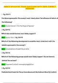AMSCO APUSH MC EXAM QUESTIONS WITH 100- CORRECT ANSWERS