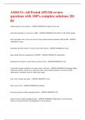 AMSCO--All Period APUSH review questions with 100- complete solutions