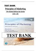 Test Bank Principles of Marketing &lpar;19th Global Edition&rpar; by Philip Kotler and Gary Armstrong&period;