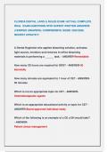 FLORIDA DENTAL LAWS & RULES EXAM &sol;ACTUAL COMPLETE  REAL EXAM QUESTIONS WITH EXPERT WRITTEN ANSWERS &lpar;VERIFIED ANSWERS&rpar; &sol;COMPRENSIVE GUIDE&sol; 2025&sol;2026  NEWEST UPDATE&excl;&excl;&excl;