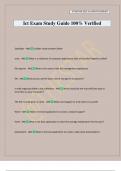 Ict Exam Study Guide 100&percnt; Verified