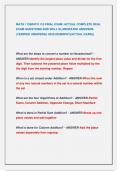 MATH 110&vert;MATH 110 FINAL EXAM &sol;ACTUAL COMPLETE REAL  EXAM QUESTIONS AND WELL ELABORATED ANSWERS &lpar;VERIFIED ANSWERS&rpar;&vert; 2025&sol;2026NEW&excl;&excl;&lbrace;ACTUAL EXAM&rcub;&rcub; 