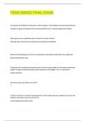 FEMA IS800D FINAL EXAM Questions and Verified Answers &lpar;100&percnt; Correct Score&rpar; &lpar;Answer Key&rpar; GRADED A&plus;&period;