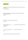 NIMS 700 Test  Questions and Verified Answers &lpar;100&percnt; Correct Score&rpar; &lpar;Answer Key&rpar; GRADED A&plus;&period;