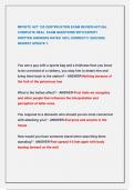 MPOETC ACT 120 CERTIFICATION EXAM REVIEW&sol;ACTUAL COMPLETE REAL EXAM QUESTIONS WITH EXPERT  WRITTEN ANSWERS RATED 100&percnt; CORRECT&excl;&excl;&sol; 2025&sol;2026  NEWEST UPDATE &excl;&excl;
