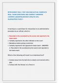 NFHS BASKET BALL TEST 2024&sol;2025&sol;ACTUAL COMPLETE  REAL EXAM QUESTIONS AND CORRECT ANSWERS &lpar;VERIFIED ANSWERS&rpar;&sol;NEWEST UPDATE&sol;100&percnt;  GUARANTEED PASS &excl;&excl;