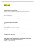 EDP 203 Practice Test Questions with Complete answers &vert; 100&percnt; verified Correct &vert; latest 2025&sol;2026 update&comma; &lpar;A&plus; GRADE FREE&rpar;&period;