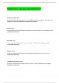 Veterinary Facility Accreditation Practice Test Questions with Complete answers &vert; 100&percnt; verified Correct &vert; latest 2025&sol;2026 update&comma; &lpar;A&plus; GRADE FREE&rpar;&period;