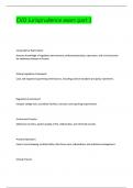 CVO Jurisprudence exam part 1 Questions with Complete answers &vert; 100&percnt; verified Correct &vert; latest 2025&sol;2026 update&comma; &lpar;A&plus; GRADE FREE&rpar;&period;