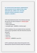 PCT CERTIFICATION EXAM ONLINE &sol;COMPREHENSIVE  GUIDE 2025&sol;2026 &sol;ACTUAL COMPLETE REAL EXAM  QUESTIONS AND CORRECT WELL DETAILED ANSWERS &lpar;VERIFIED ANSWERS&rpar;&sol; ALREADY  GRADED A&plus; ASSURED &excl;&excl;&period; 