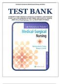 Test Bank for Introductory Medical-Surgical Nursing 12th Edition &lpar;LWW&comma; 2017&rpar; by Barbara Kuhn Timby and Nancy E&period; Smith&comma; Isbn no&semi; 9781496351333&comma; &lpar;Chapters 1-72&rpar;