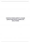COSTCO FOOD SAFETY 2 EXAM QUESTIONS WITH COMPLETE SOLUTIONS &emsp;