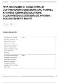 MHA 702 Chapter 13-15 2025 UPDATE&vert; COMPREHENSIVE QUESTIONS AND VERIFIED ANSWERS &lpar;COMPLETE SOLUTIONS&rpar; GUARANTEED SUCCESS &vert;GRADE A&plus;&excl;&excl; &lpar;100&percnt; ACCURATE&rpar; GET IT RIGHT&excl;&excl;