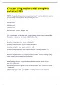 Chapter 14 questions with complete solution 2025