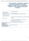Tosca Tricentis AS1 &vert; Updated 2025 &vert; Actual Exam  Questions with Verified Answers&comma; Detailed  Rationales&comma; and 100&percnt; Accuracy &ndash; Guaranteed Pass  &vert; Graded A&plus; &vert; Master Automation Testing with  Confidence 