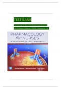 Pharmacology for Nurses A Pathophysiological Approach&comma; 6th Edition TEST BANK by Michael P&period; Adams&semi; Norman Holland&comma; Verified Chapters 1 - 50&comma; Complete Newest Version