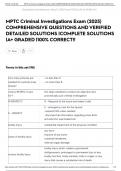 MPTC Criminal Investigations Exam &lpar;2025&rpar; COMPREHENSIVE QUESTIONS AND VERIFIED DETAILED SOLUTIONS &vert;COMPLETE SOLUTIONS &vert;A&plus; GRADED &vert;100&percnt; CORRECT&excl;&excl;
