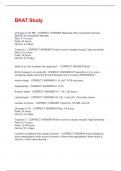 BKAT Study Questions and Answers Best rated A&plus; Guaranteed Success Latest Update