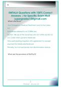 EMTALA Questions with 100&percnt; Correct  Answers &vert; for Specific Exam Mail  supergrades12&commat;gmail&period;com