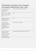 OTR Michigan Jurisprudence Exam &sol; Questions with Expertly Verified Answers&comma; 2025 &sol; 2026&period;