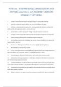 NURS 172 &ndash; Microbiology Exam Questions and Answers &lpar;2024&sol;2025&rpar; &vert; 100&percnt; Verified &vert; Ultimate Nursing Study Guide