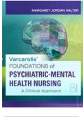 Varcarolis&rsquo; Foundations of Psychiatric Mental Health Nursing A Clinical Approach by Margaret Jordan Halter&comma; PhD&comma; APRN 8th Edition Test Bank