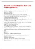 BKAT 9R EXAM QUESTIONS WITH 100&percnt; SOLVED ANSWERS