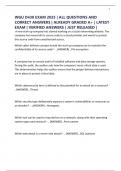 WGU D430 EXAM 2025 &vert; ALL QUESTIONS AND CORRECT ANSWERS &vert; ALREADY GRADED A&plus; &vert; LATEST EXAM &vert; VERIFIED ANSWERS &vert; JUST RELEASED &vert;
